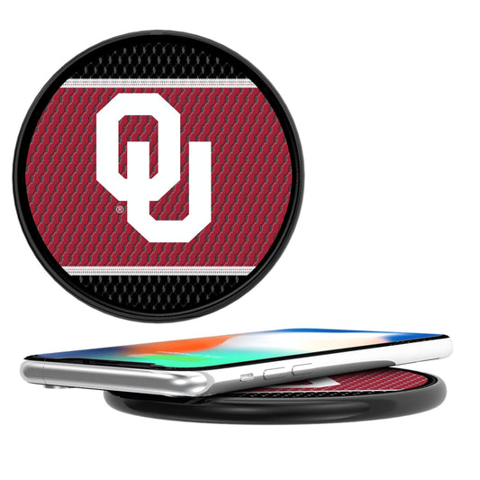 Oklahoma Sooners Mesh 10-Watt Wireless Charger