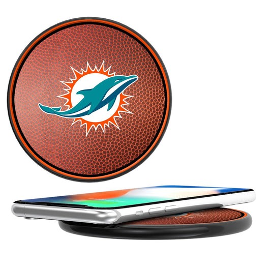 Miami Dolphins Football 10-Watt Wireless Charger