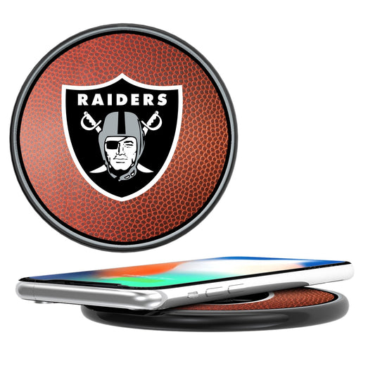 Las Vegas Raiders Football 10-Watt Wireless Charger