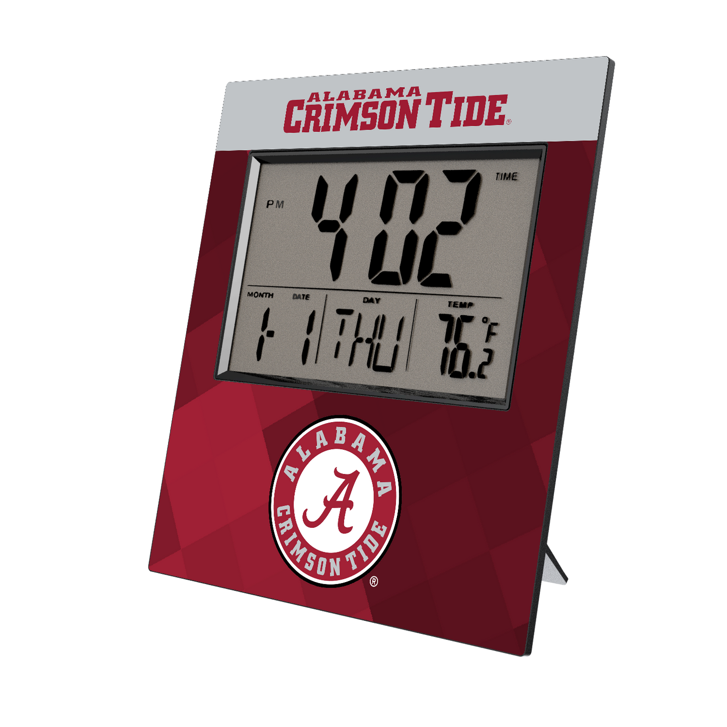 Alabama Crimson Tide Color Block Wall Clock-0