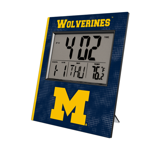 Michigan Wolverines Hatch Wall Clock-0