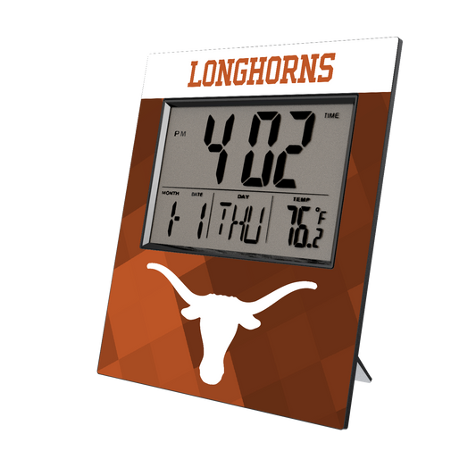 Texas Longhorns Color Block Wall Clock-0