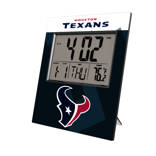 Houston Texans Color Block Wall Clock-0
