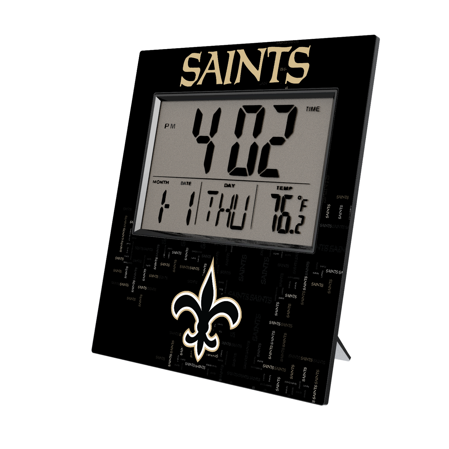 New Orleans Saints Quadtile Wall Clock-0