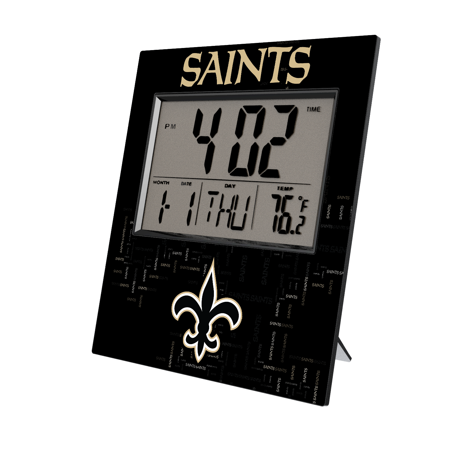 New Orleans Saints Quadtile Wall Clock-0