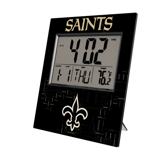 New Orleans Saints Quadtile Wall Clock-0