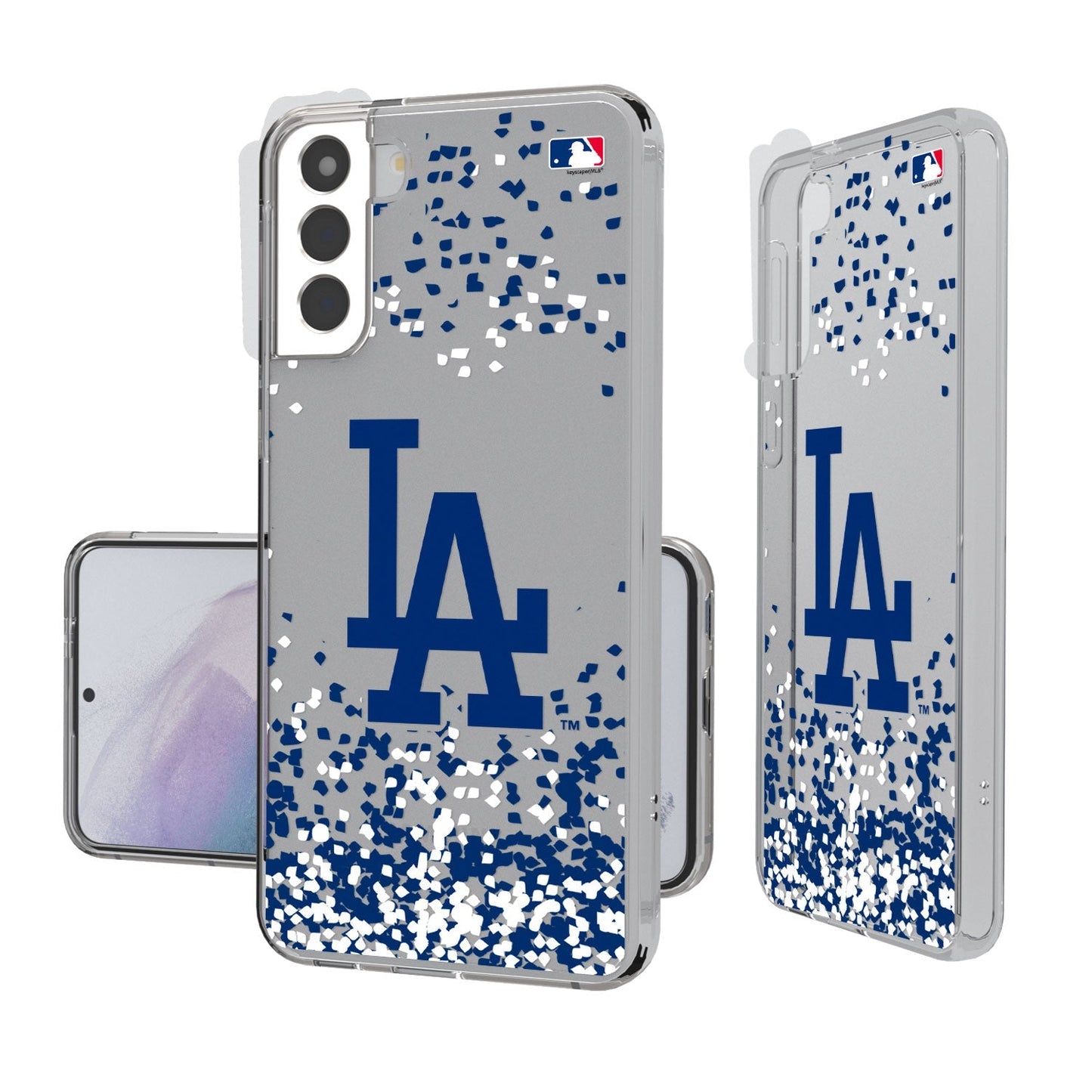 LA Dodgers Confetti Clear Case