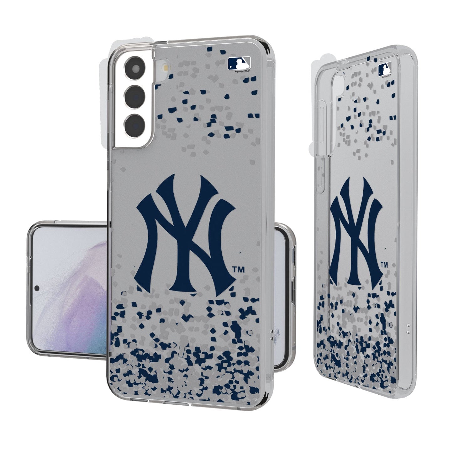 New York Yankees Confetti Clear Case