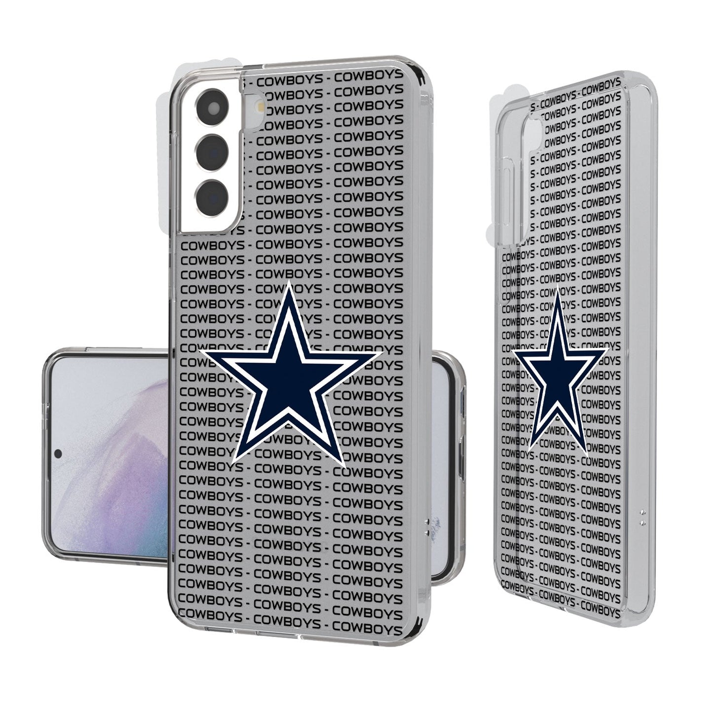 Dallas Cowboys Blackletter Clear Case