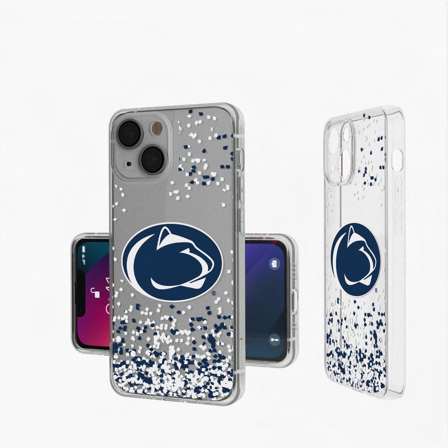 Penn State Nittany Lions Confetti Clear Case