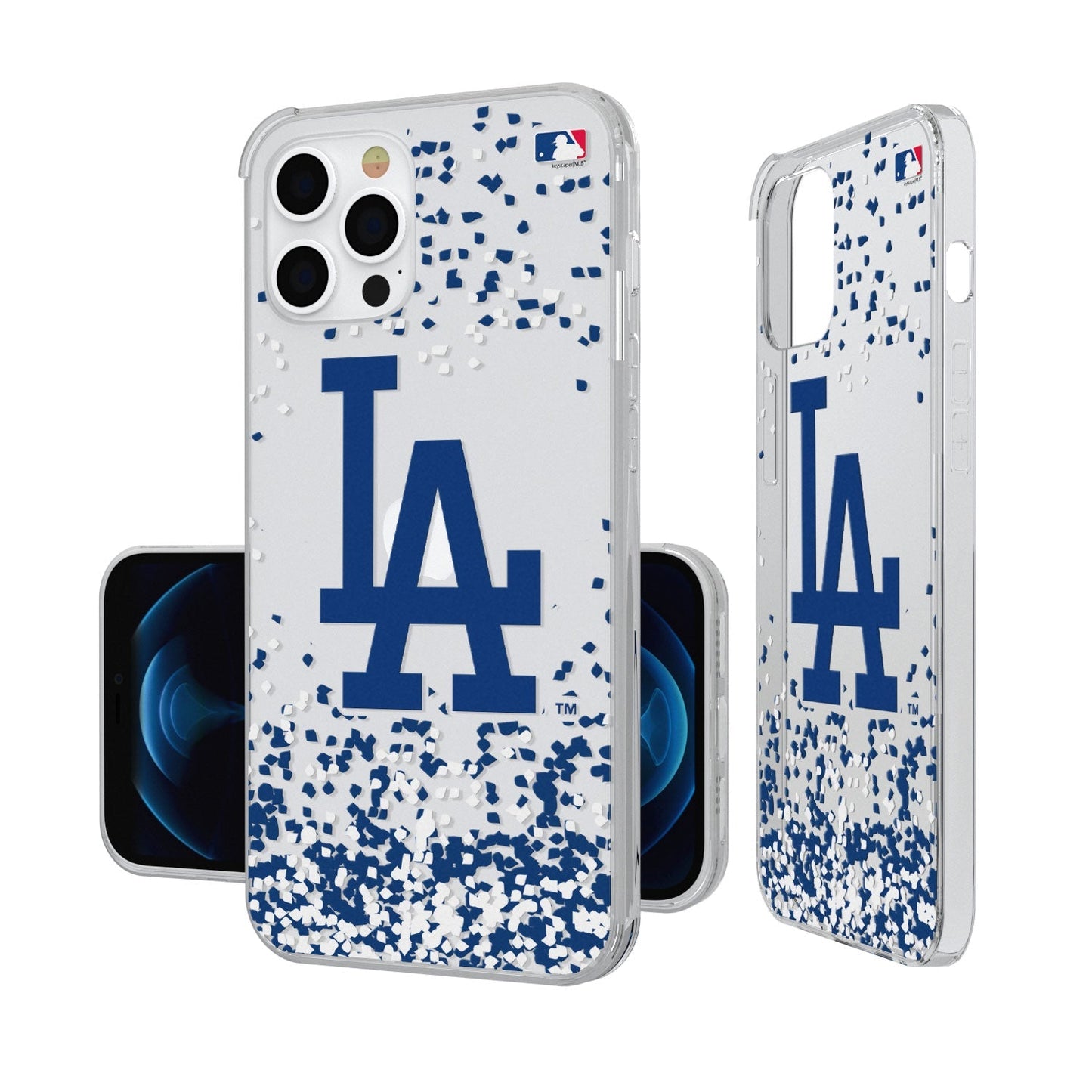 LA Dodgers Confetti Clear Case