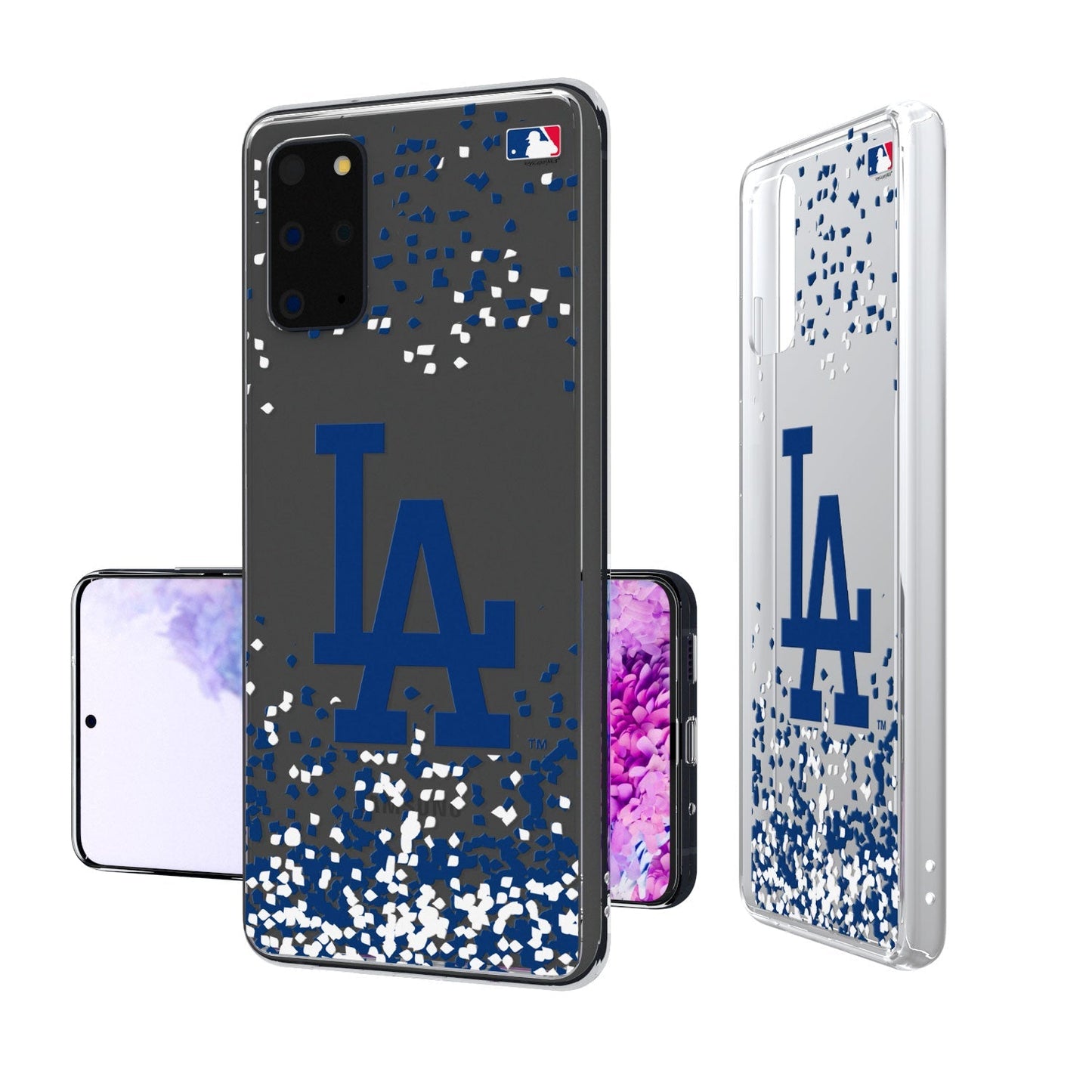 LA Dodgers Confetti Clear Case