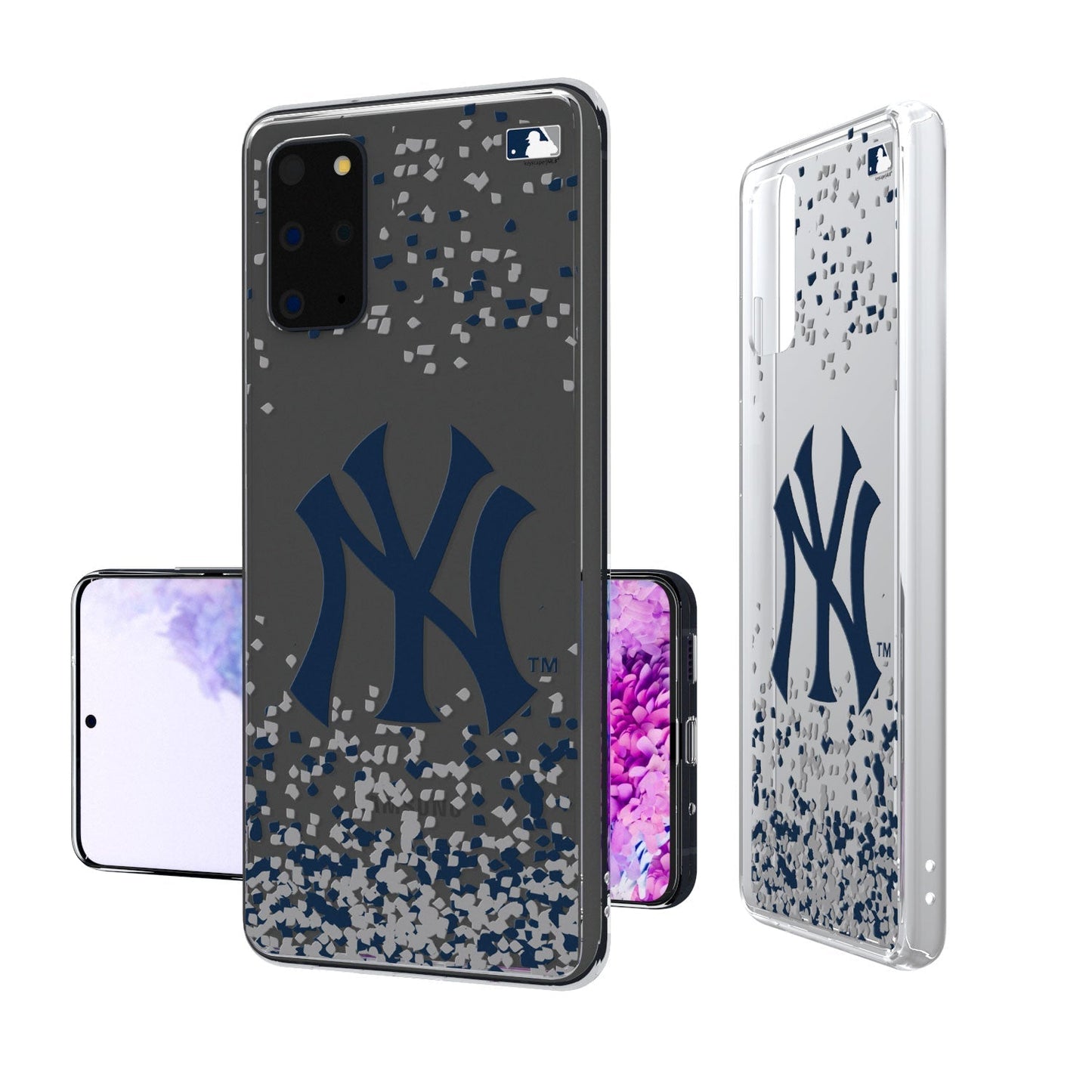 New York Yankees Confetti Clear Case