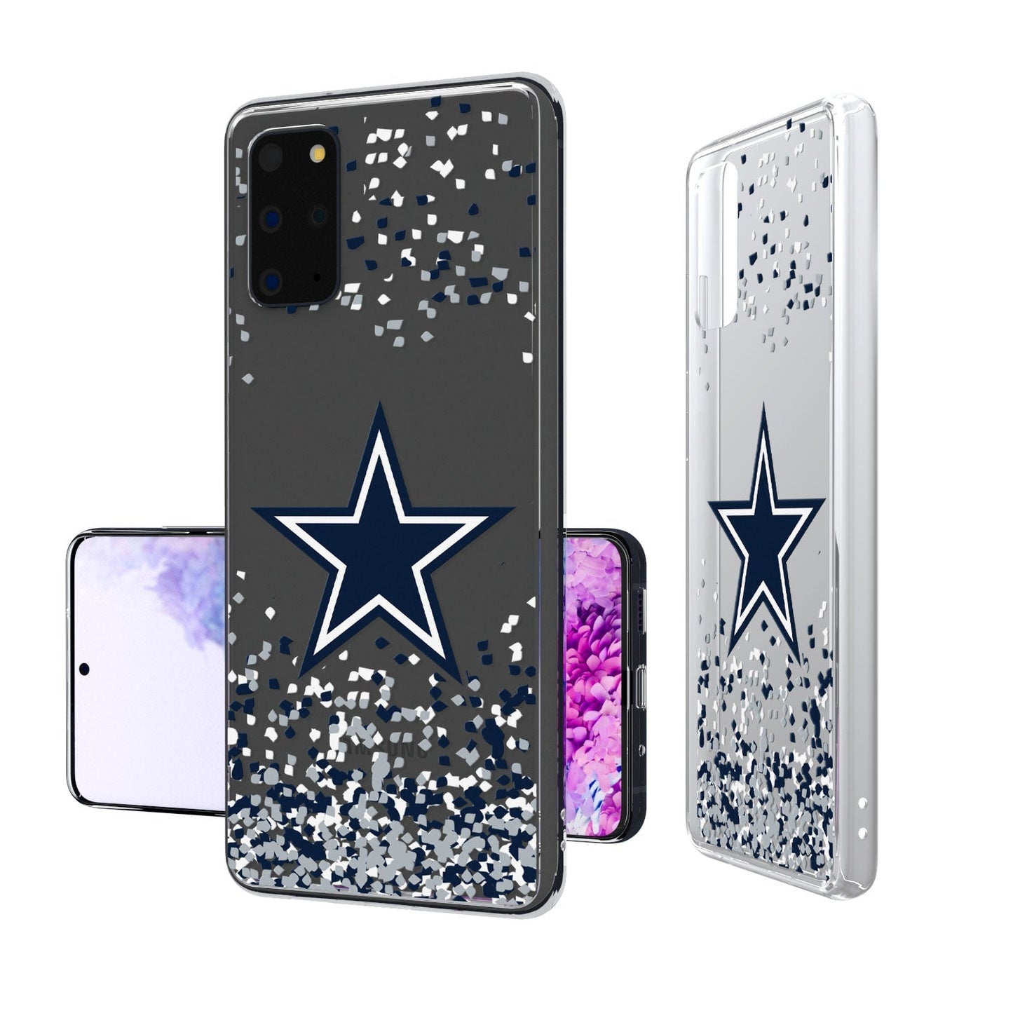 Dallas Cowboys Confetti Clear Case