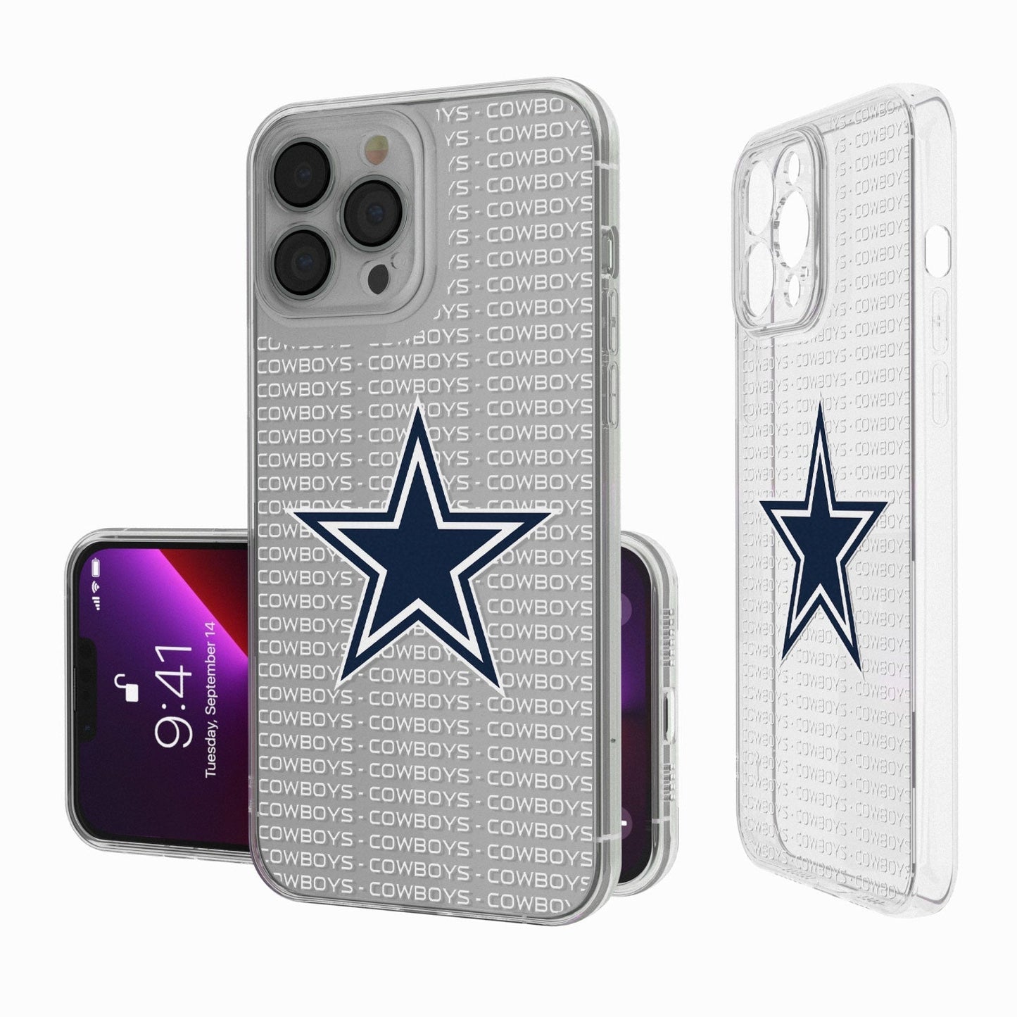 Dallas Cowboys Blackletter Clear Case