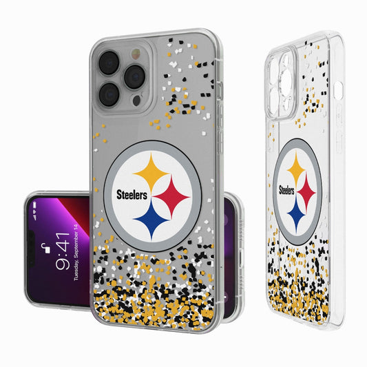 Pittsburgh Steelers Confetti Clear Case