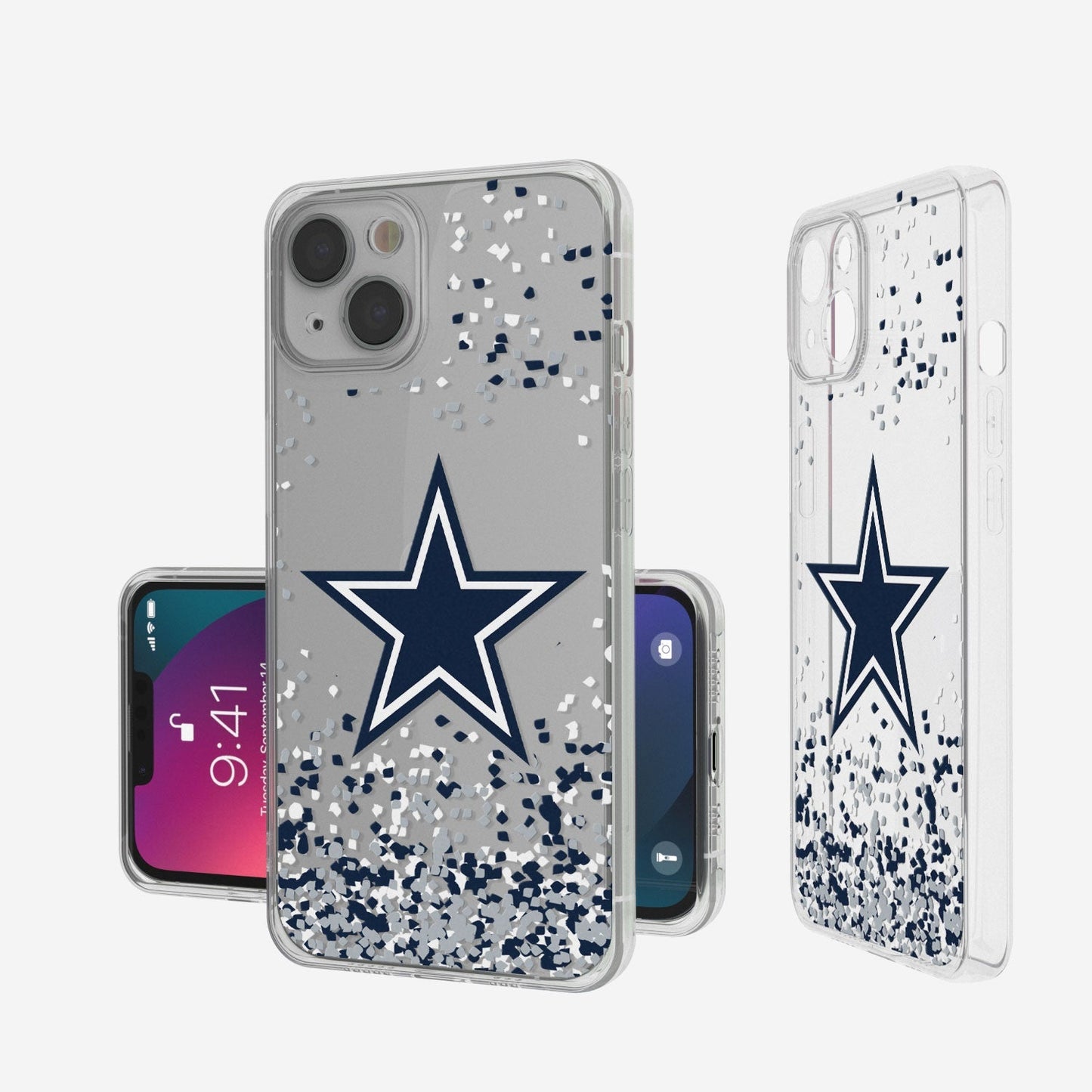 Dallas Cowboys Confetti Clear Case