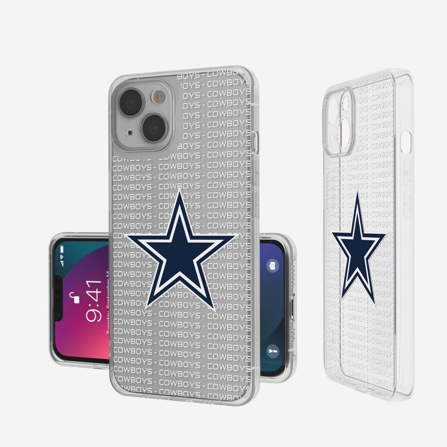 Dallas Cowboys Blackletter Clear Case