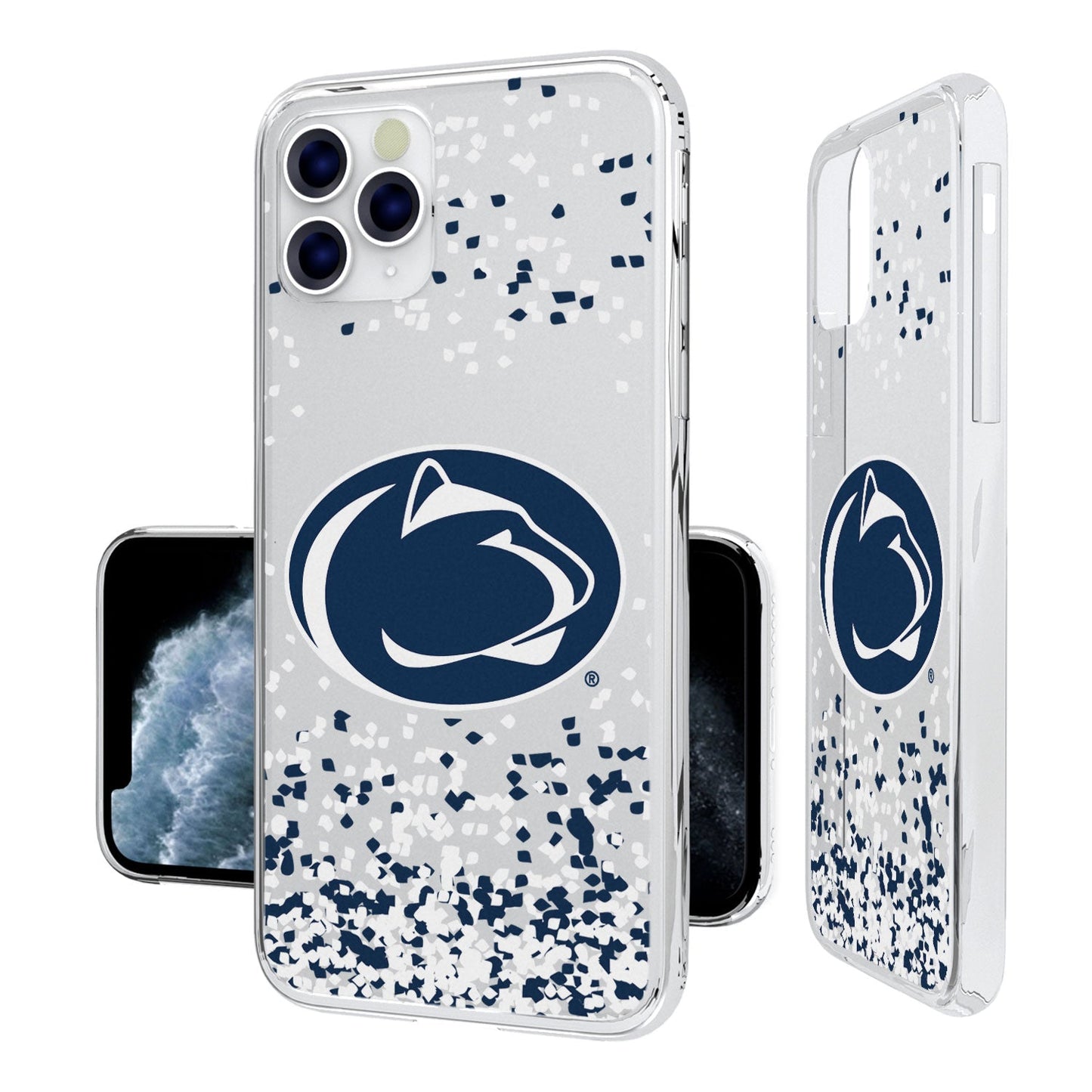 Penn State Nittany Lions Confetti Clear Case