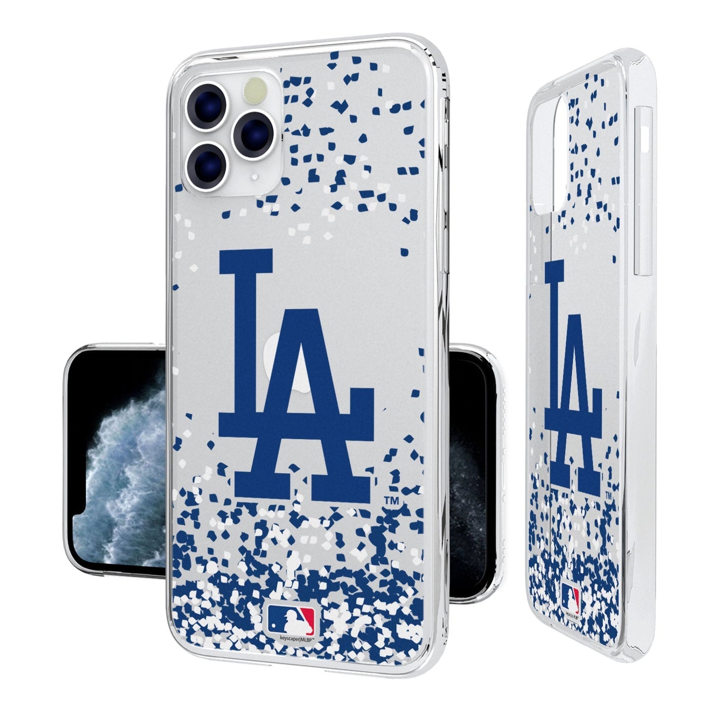 LA Dodgers Confetti Clear Case