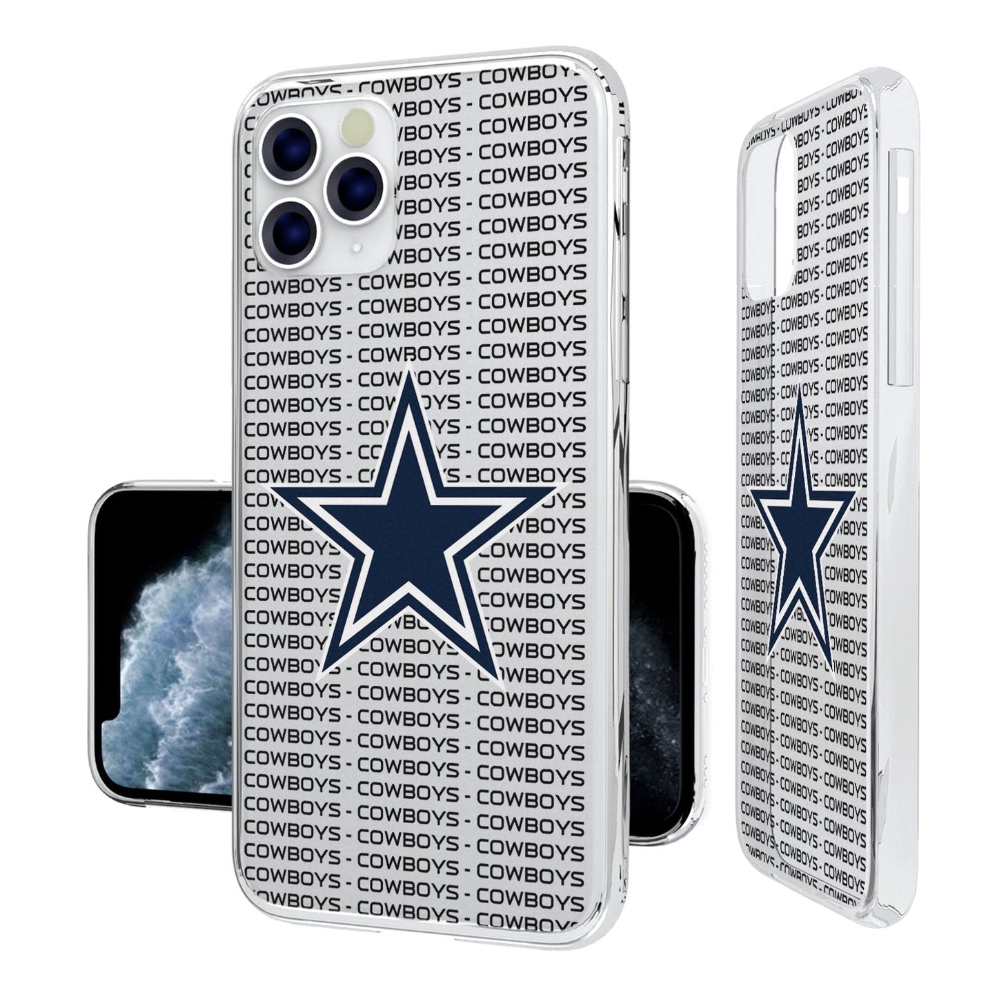 Dallas Cowboys Blackletter Clear Case