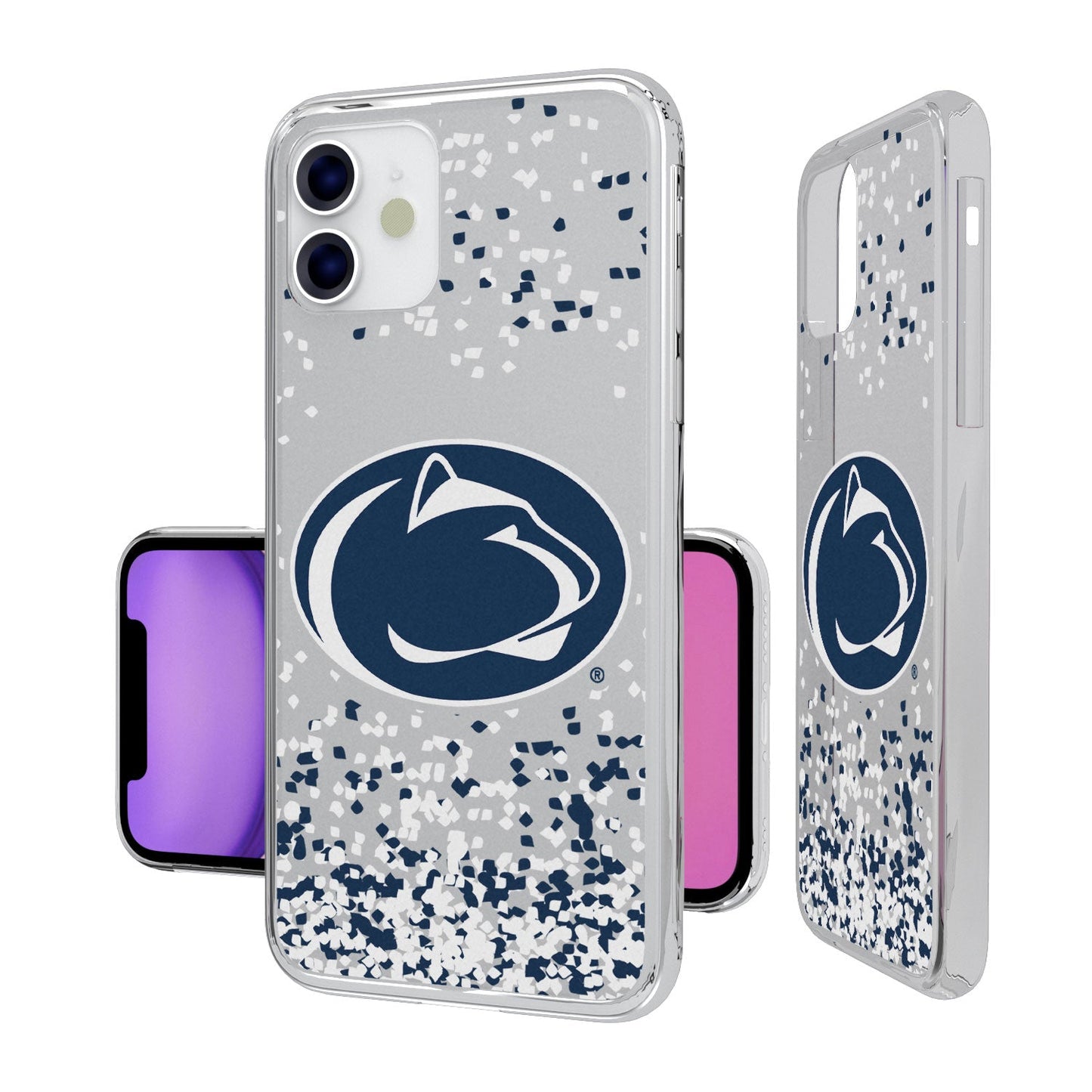 Penn State Nittany Lions Confetti Clear Case