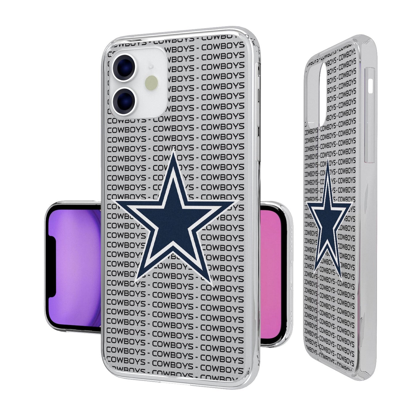 Dallas Cowboys Blackletter Clear Case