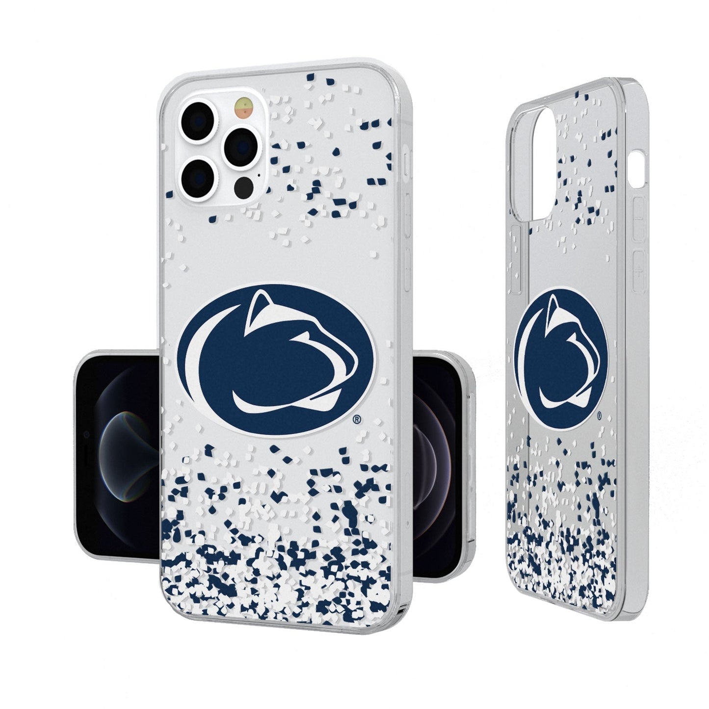 Penn State Nittany Lions Confetti Clear Case