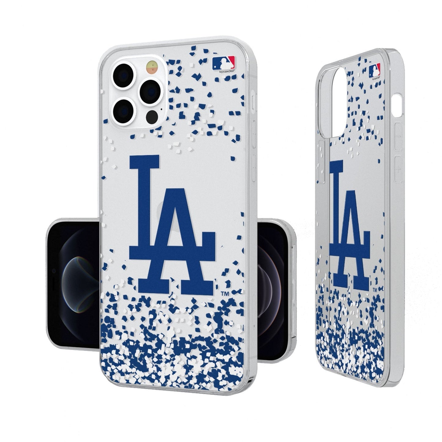 LA Dodgers Confetti Clear Case