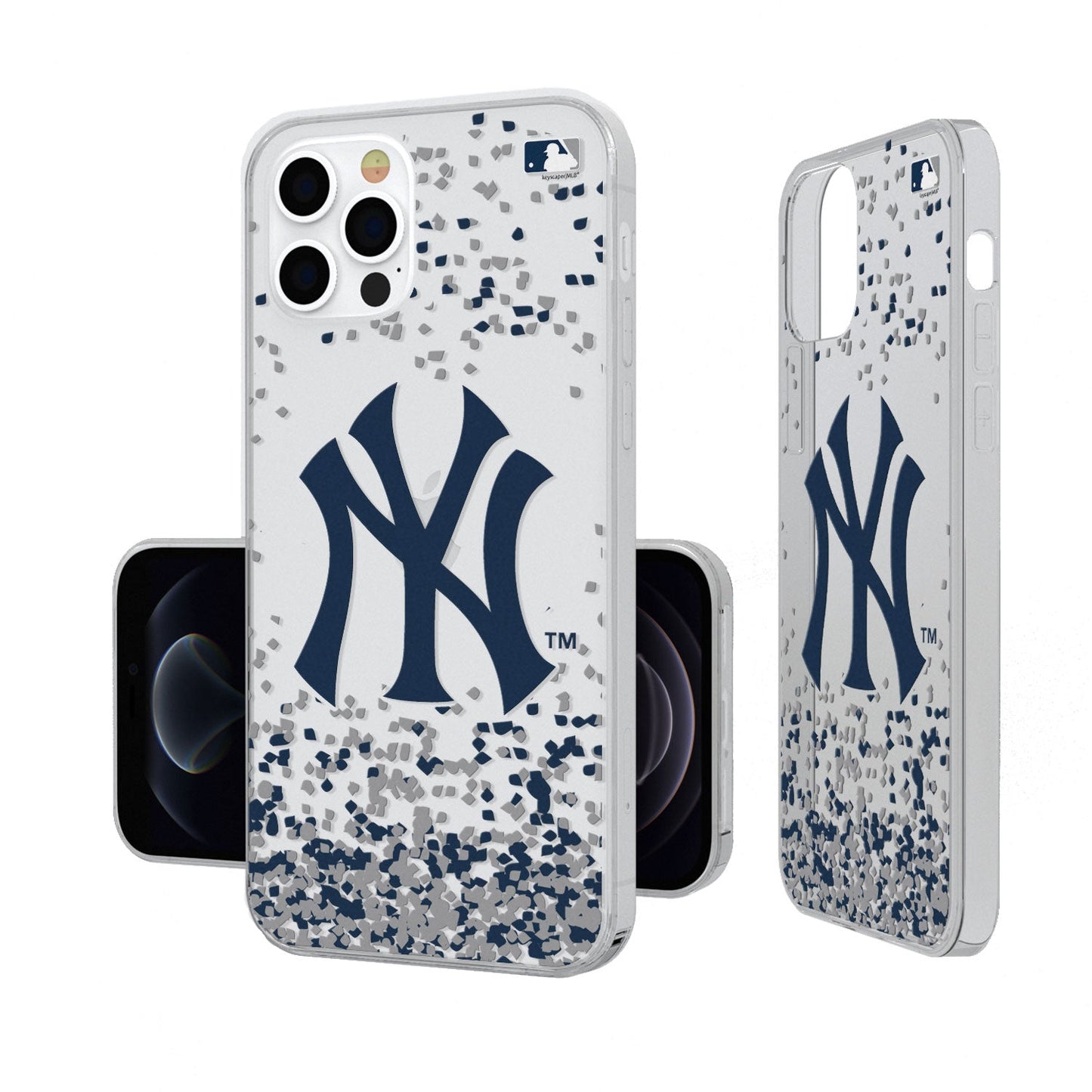 New York Yankees Confetti Clear Case