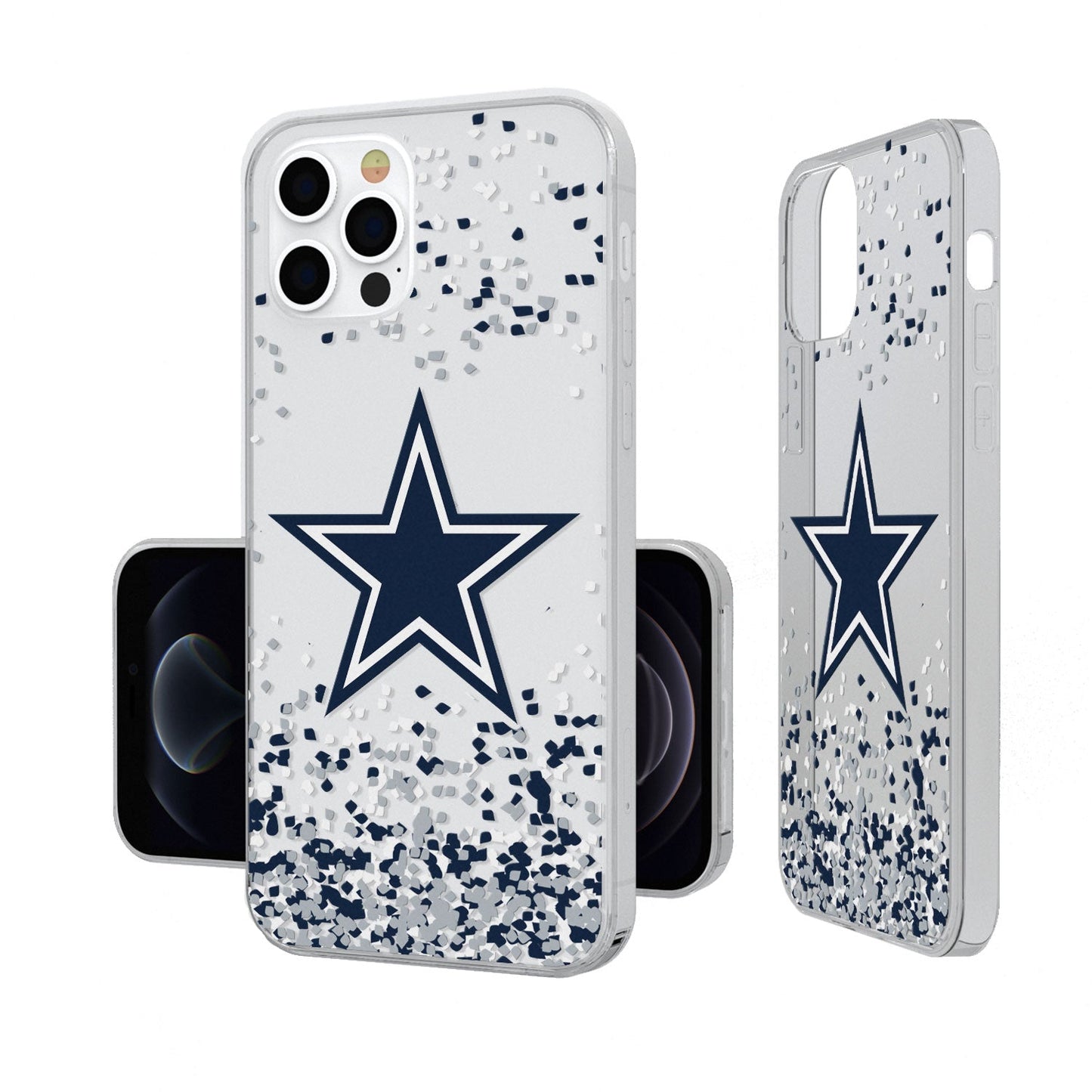 Dallas Cowboys Confetti Clear Case