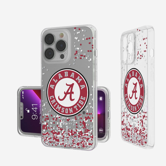 Alabama Crimson Tide Confetti Clear Case