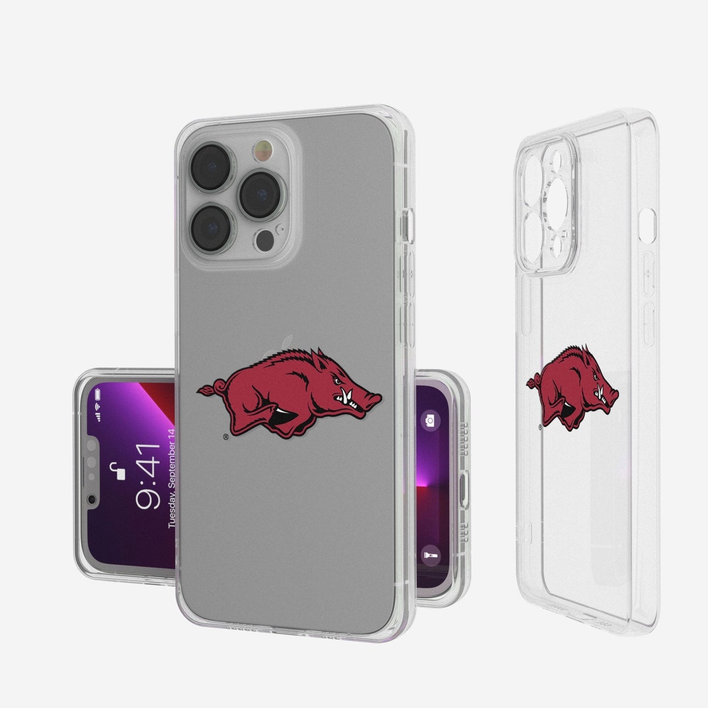 Arkansas Razorbacks Insignia Clear Case