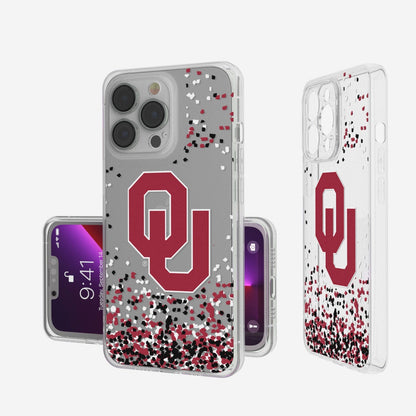 Oklahoma Sooners Confetti Clear Case