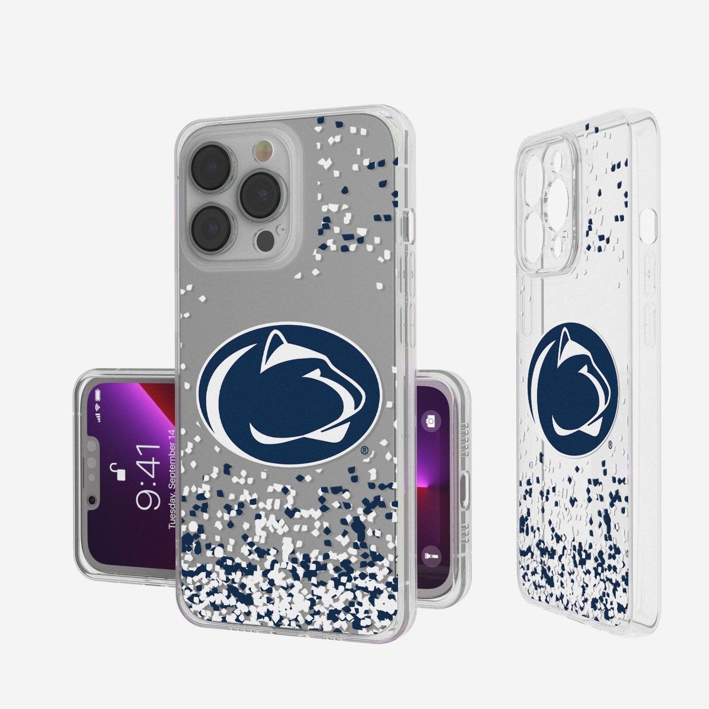 Penn State Nittany Lions Confetti Clear Case