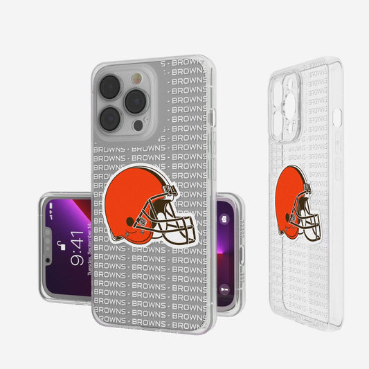 Cleveland Browns Blackletter Clear Case-0