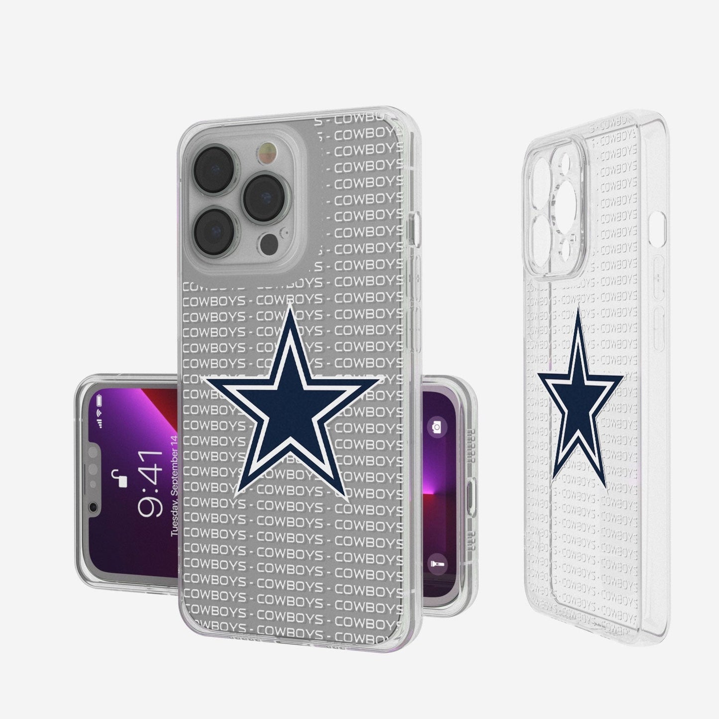 Dallas Cowboys Blackletter Clear Case