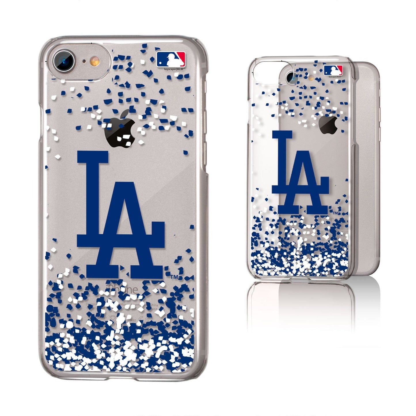 LA Dodgers Confetti Clear Case