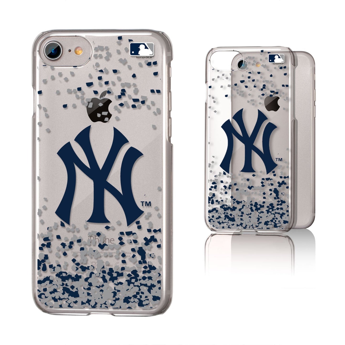 New York Yankees Confetti Clear Case