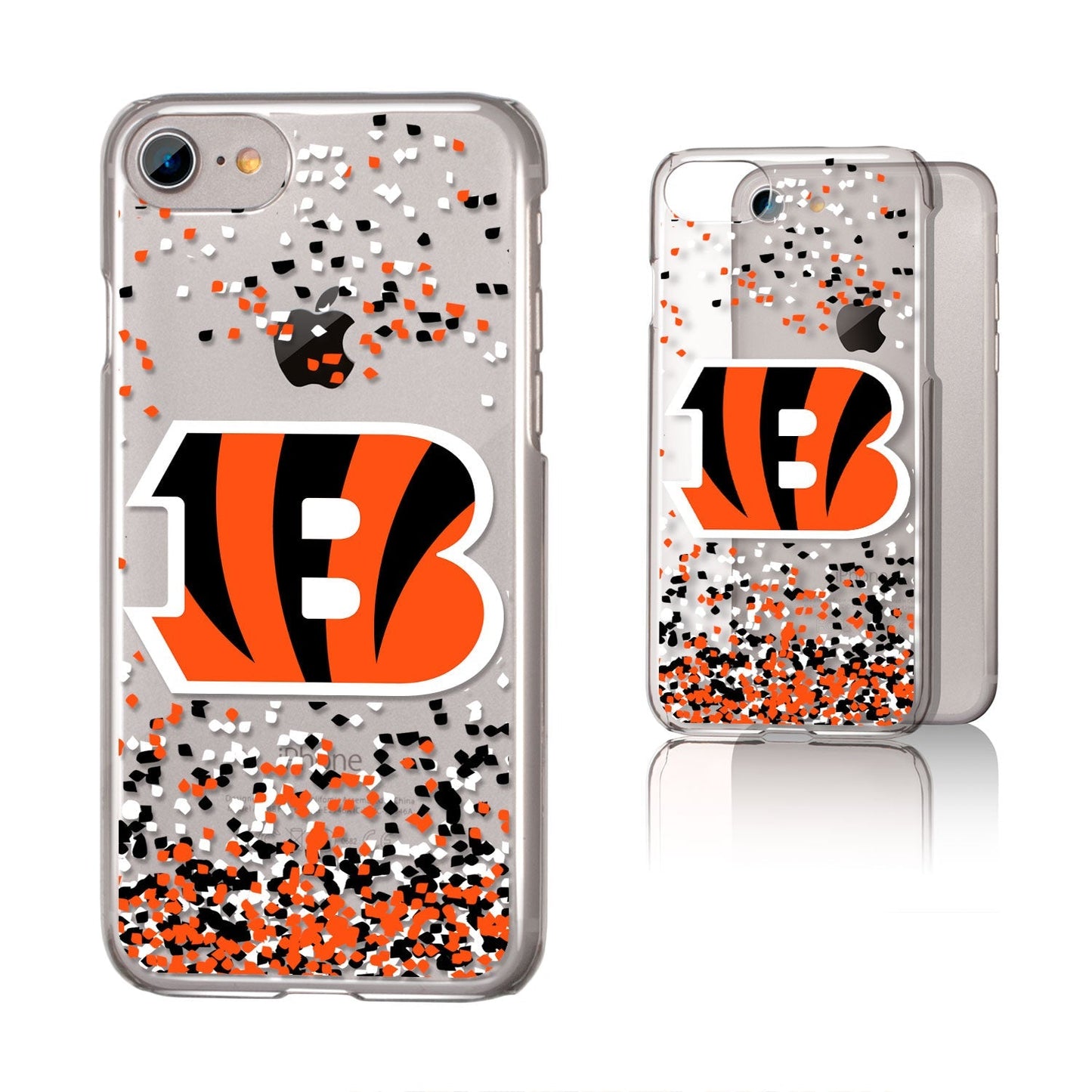 Cincinnati Bengals Confetti Clear Case