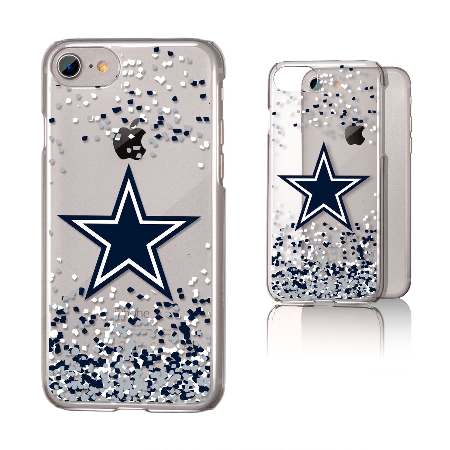 Dallas Cowboys Confetti Clear Case