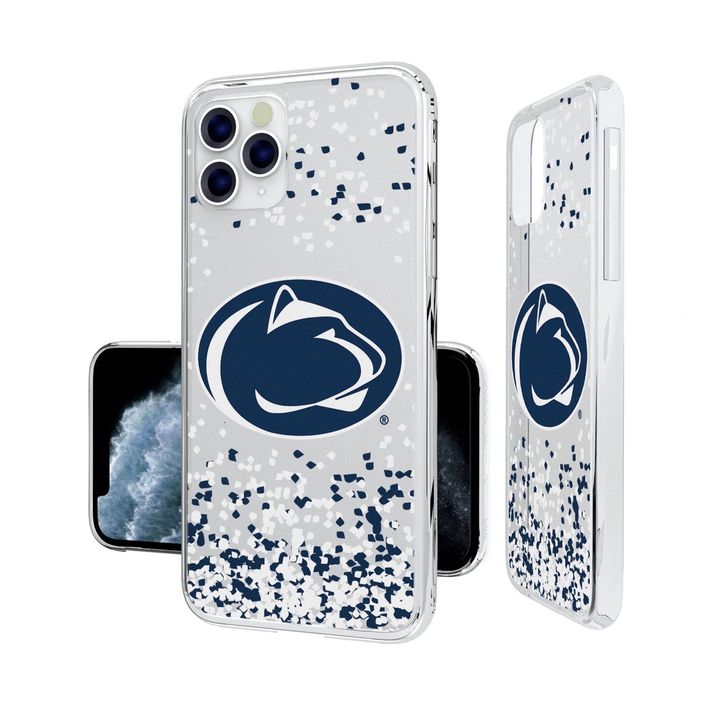 Penn State Nittany Lions Confetti Clear Case