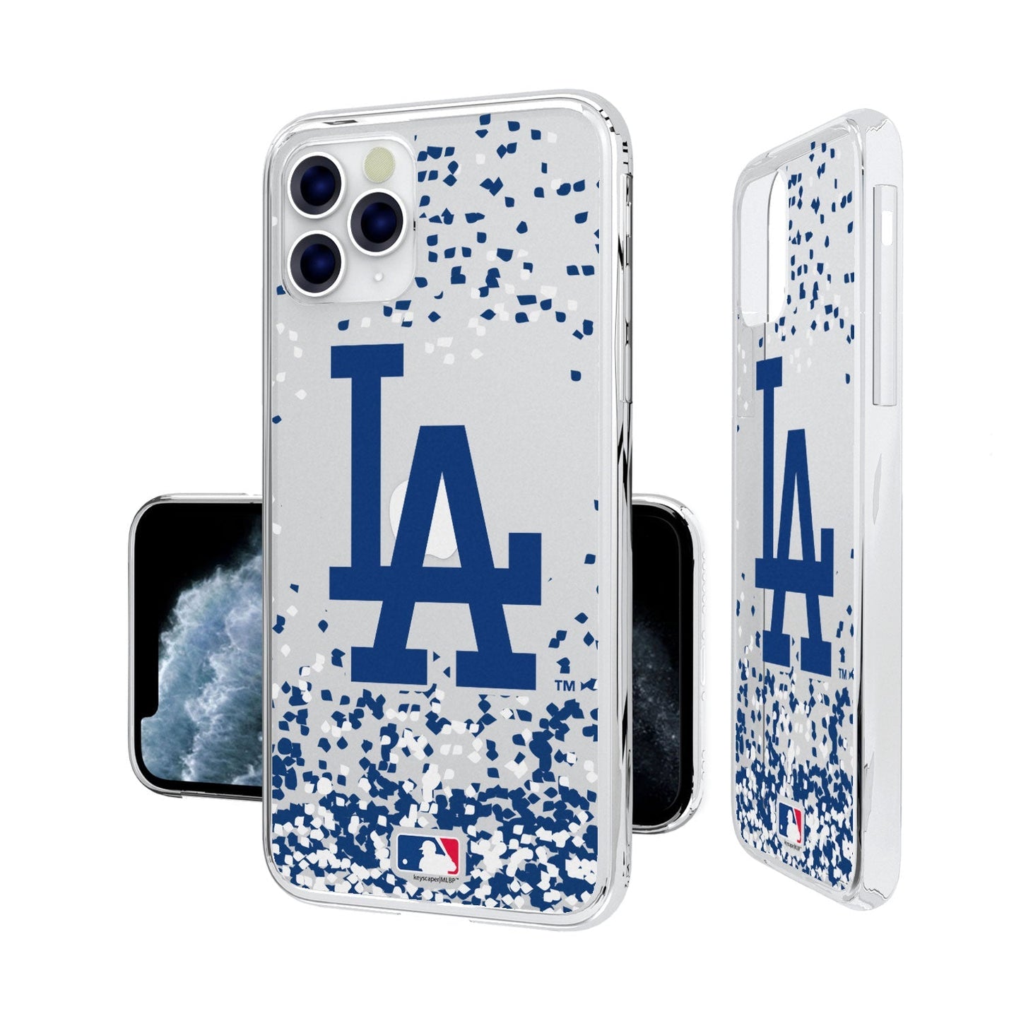 LA Dodgers Confetti Clear Case