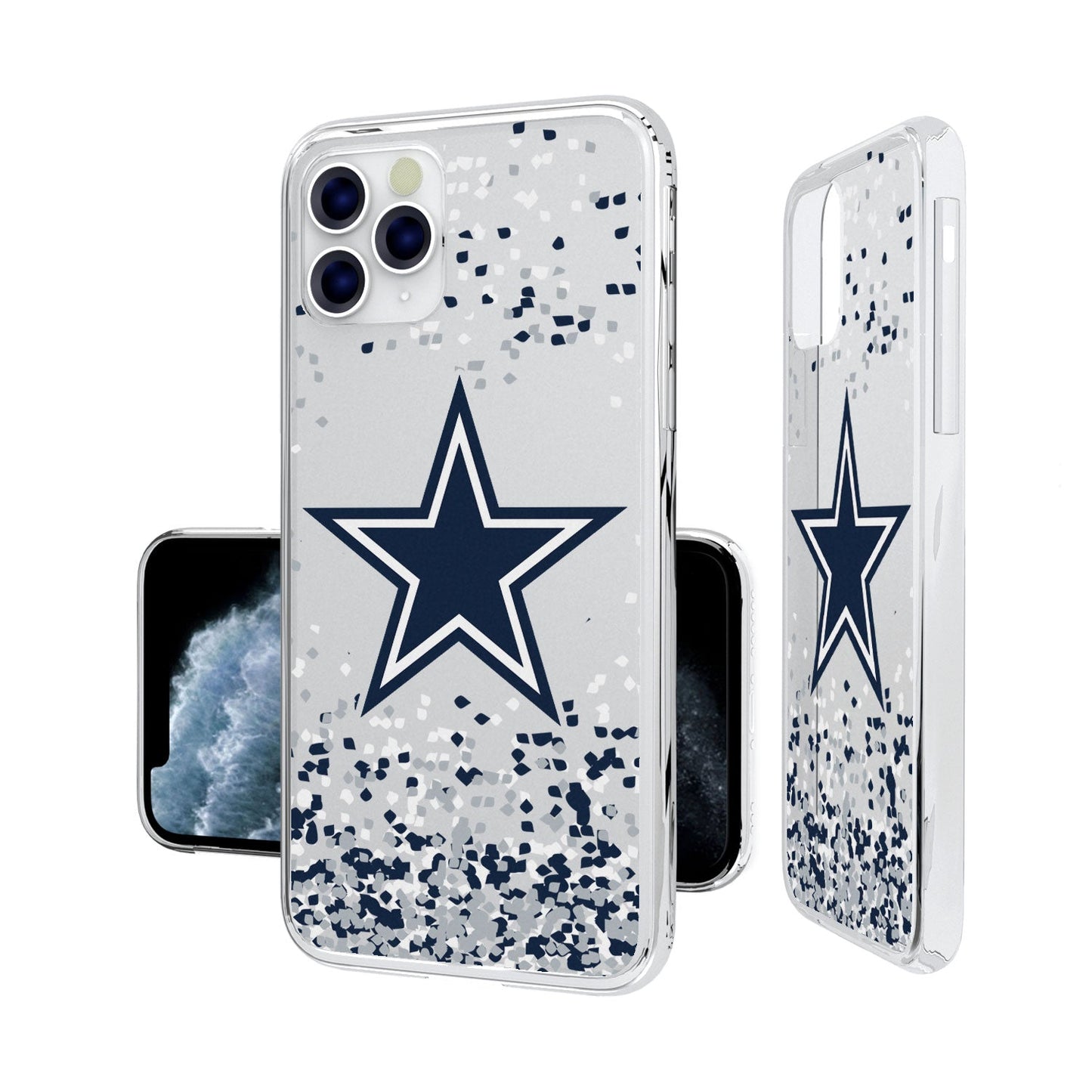 Dallas Cowboys Confetti Clear Case