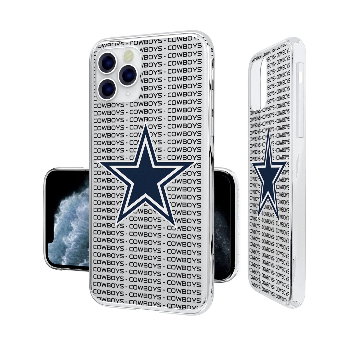 Dallas Cowboys Blackletter Clear Case