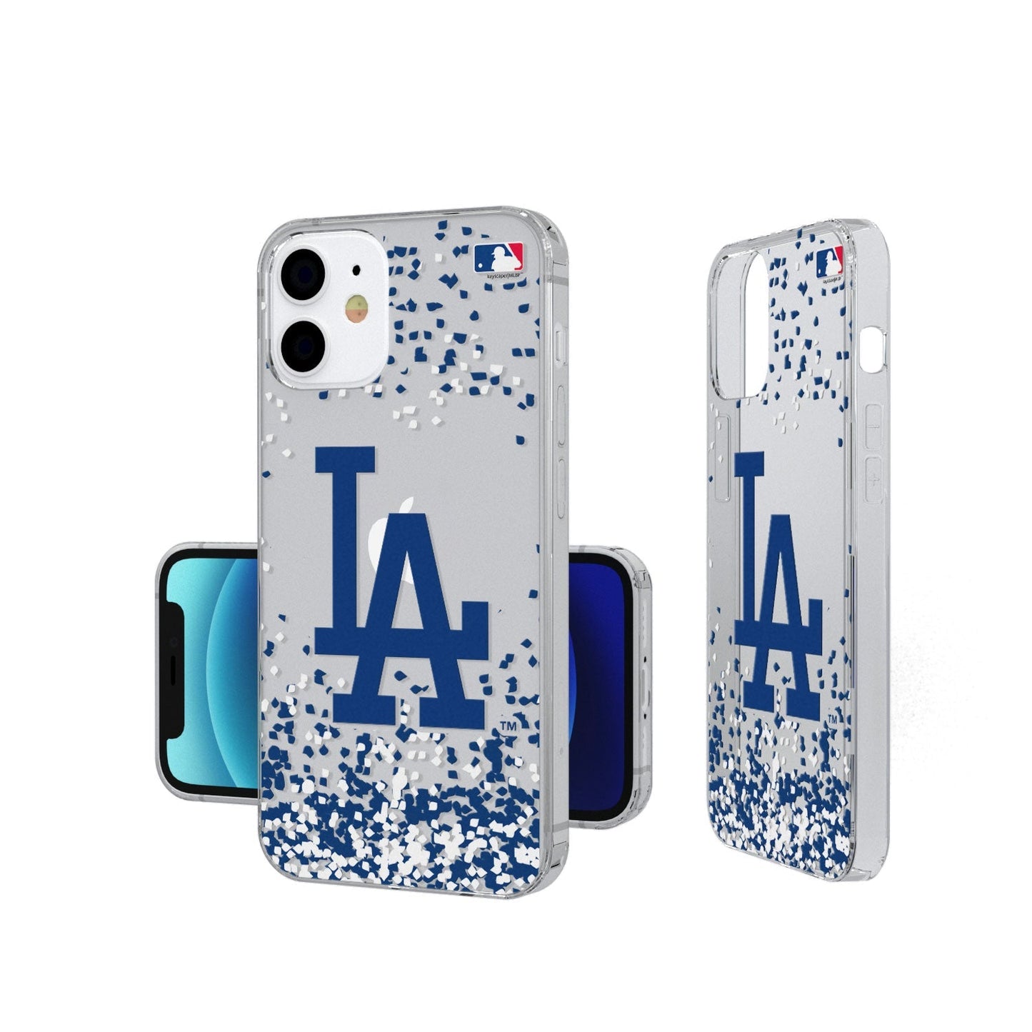 LA Dodgers Confetti Clear Case