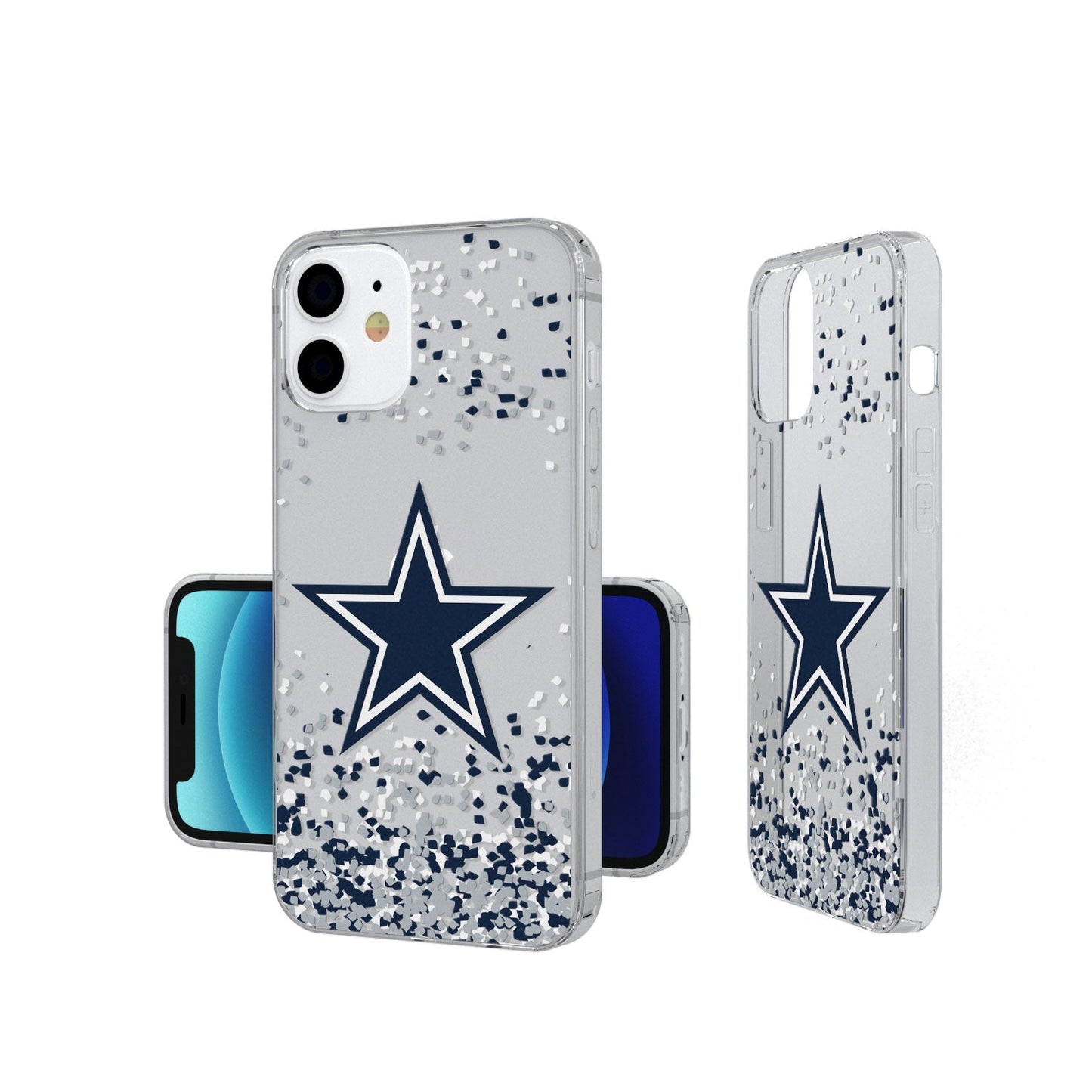 Dallas Cowboys Confetti Clear Case