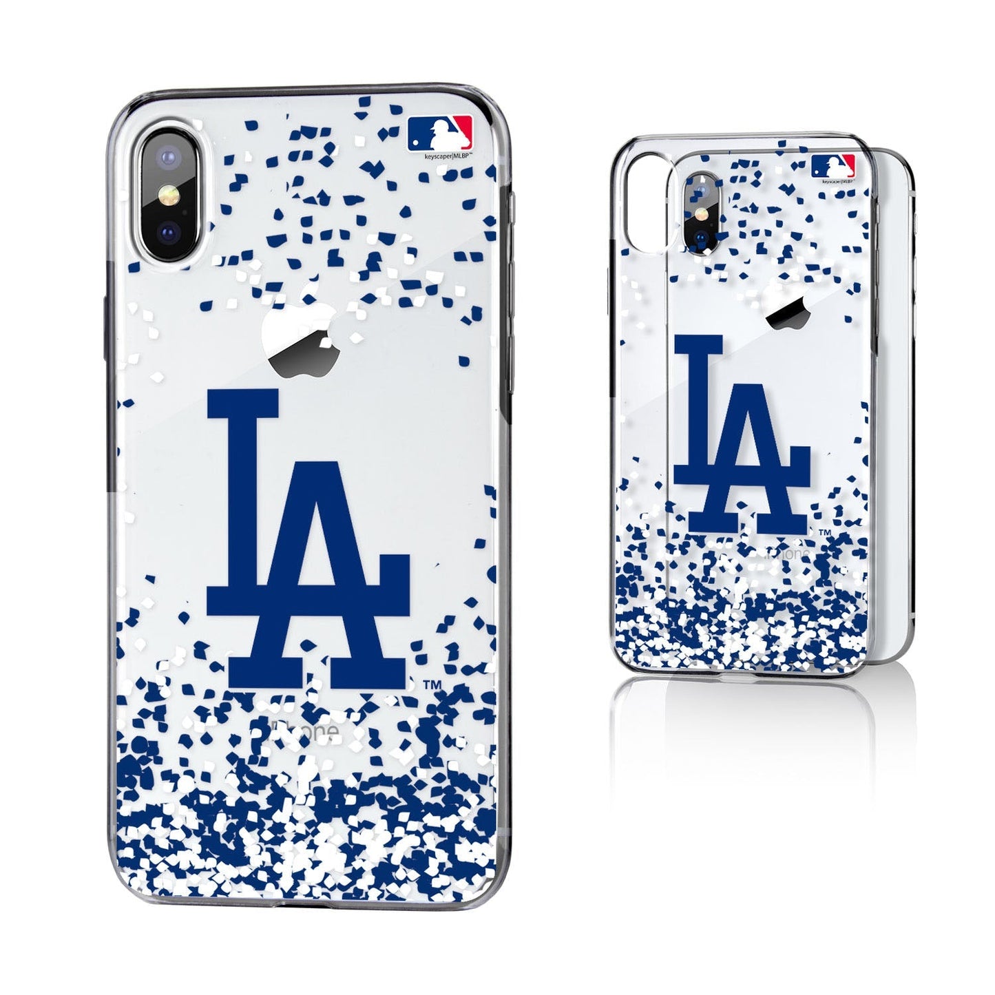 LA Dodgers Confetti Clear Case