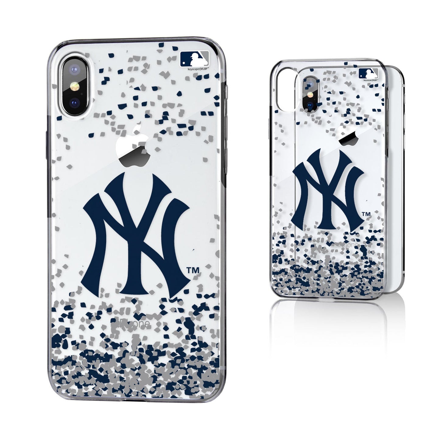 New York Yankees Confetti Clear Case