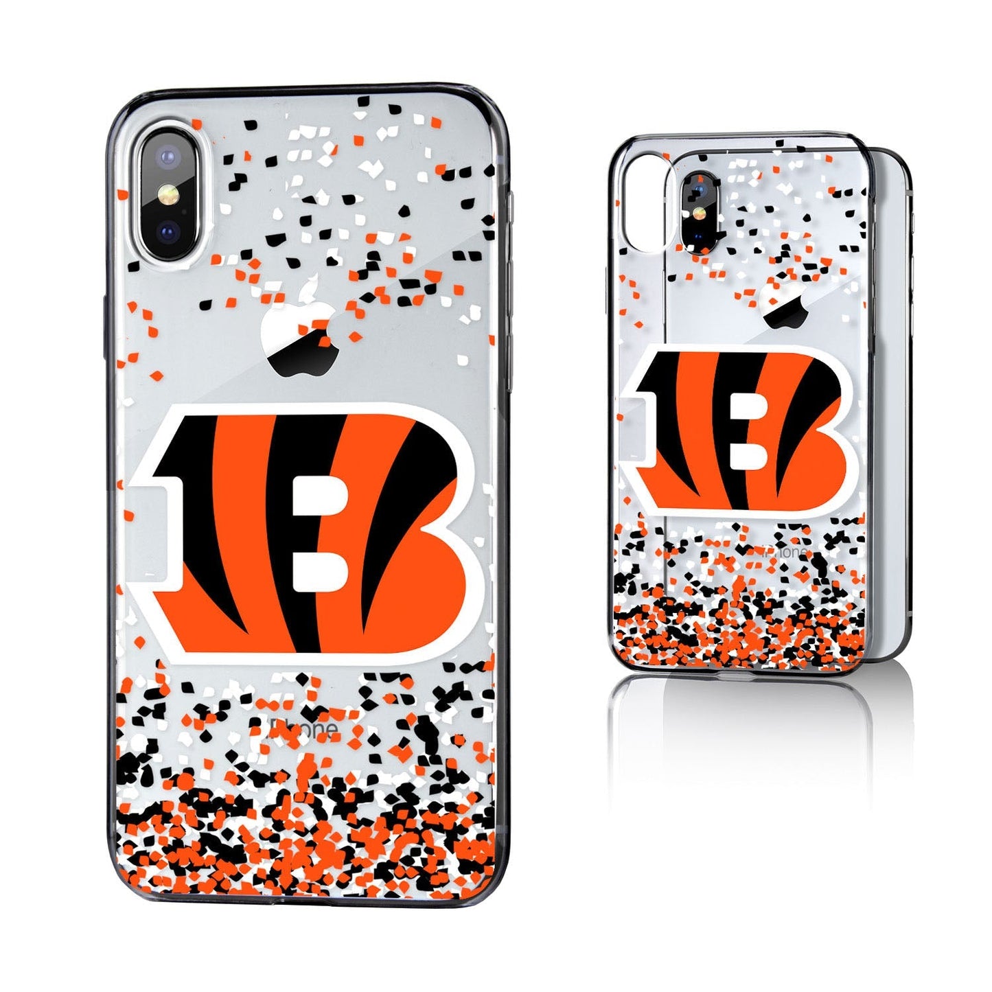 Cincinnati Bengals Confetti Clear Case